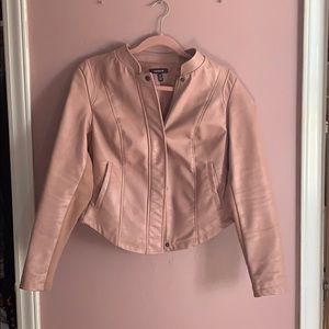 Pink cropped jacket